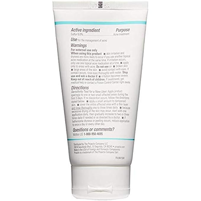 Proactiv SKIN PURIFYING ACNE FACE MASK AND ACNE SPOT TREATMENT, DETOXIFYING FACIAL MASK WITH 6% SULFUR, 90 DAY SUPPLY, CREAM, 3 OZ - Image 3